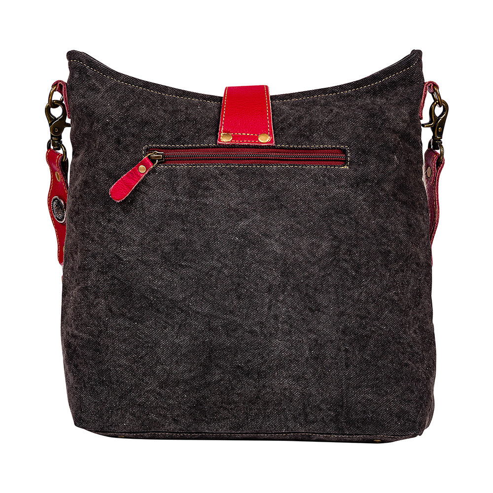 Letterstone Trail Canvas & Hairon Bag - Myra USA