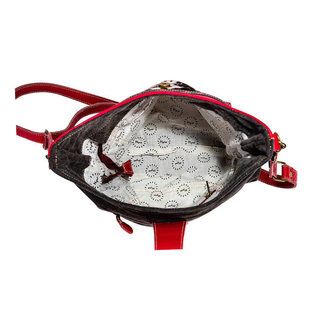 Letterstone Trail Canvas & Hairon Bag - Myra USA
