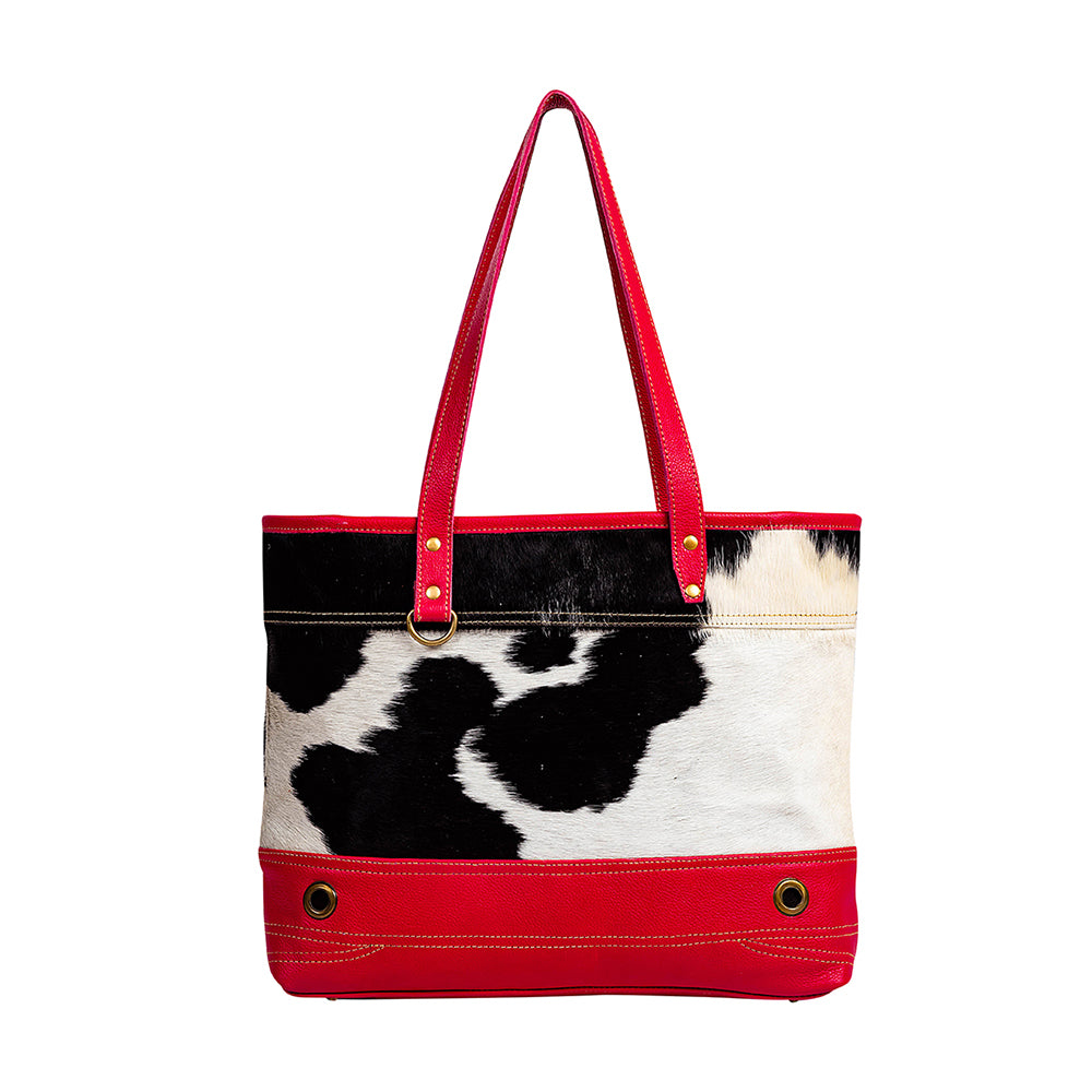 Letterstone Trail Leather & Hairon Bag - Myra USA