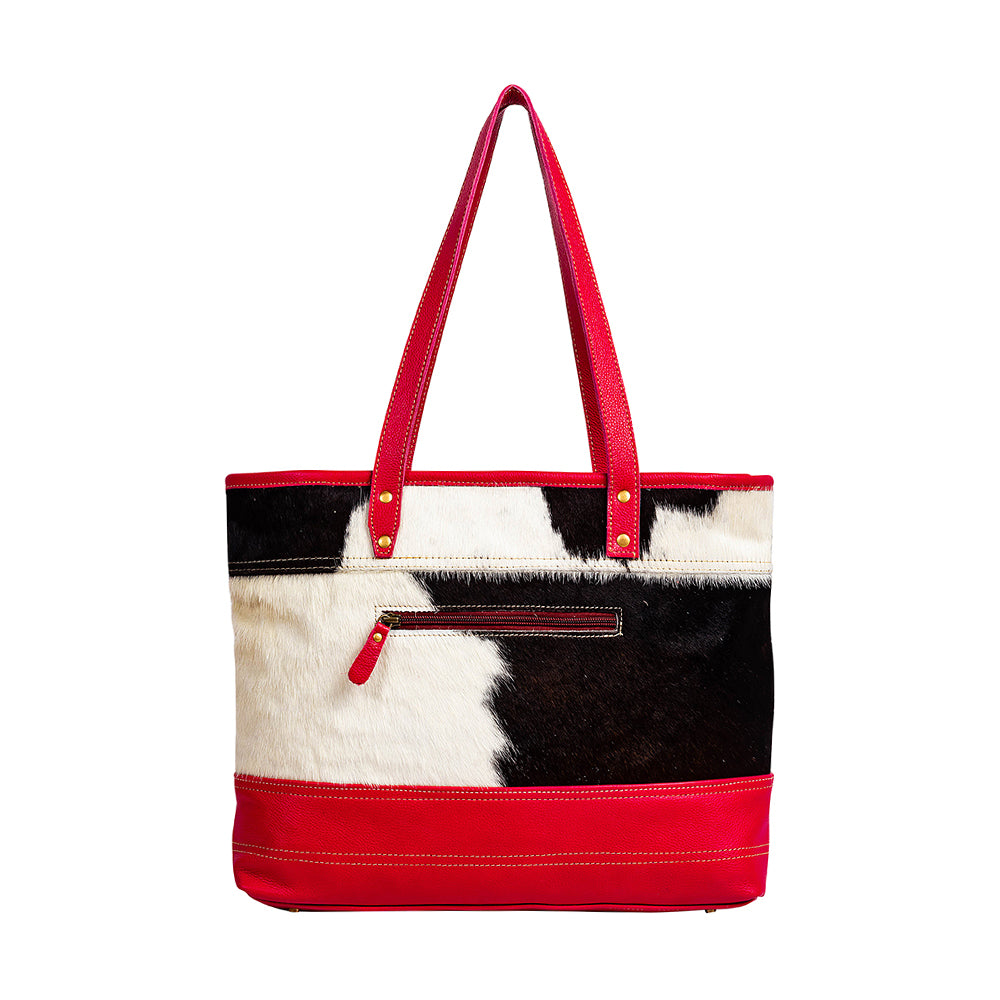 Letterstone Trail Leather & Hairon Bag - Myra USA
