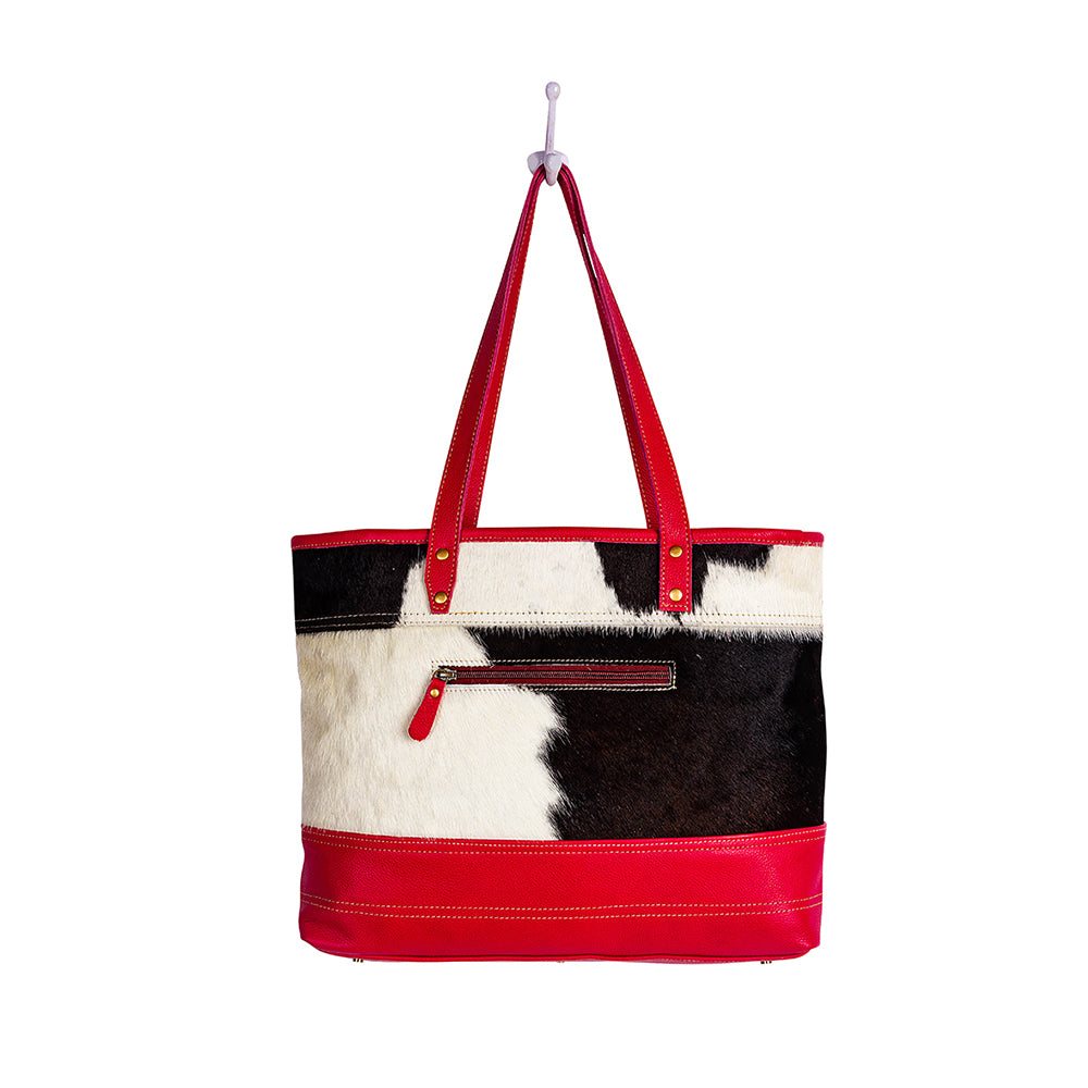 Letterstone Trail Leather & Hairon Bag - Myra USA