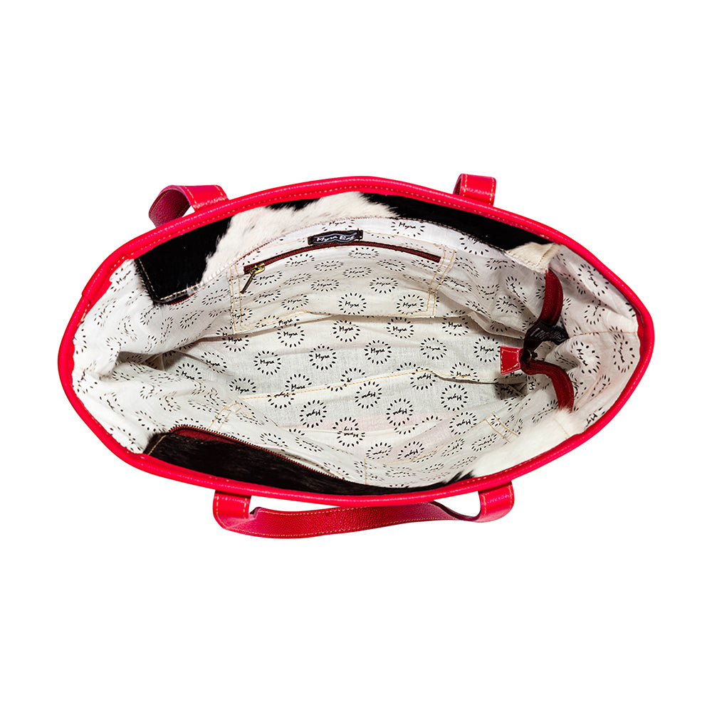 Letterstone Trail Leather & Hairon Bag - Myra USA