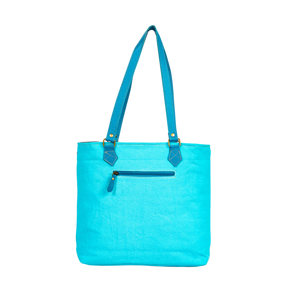 Sky Falcon Canvas & Hairon Bag - Myra USA