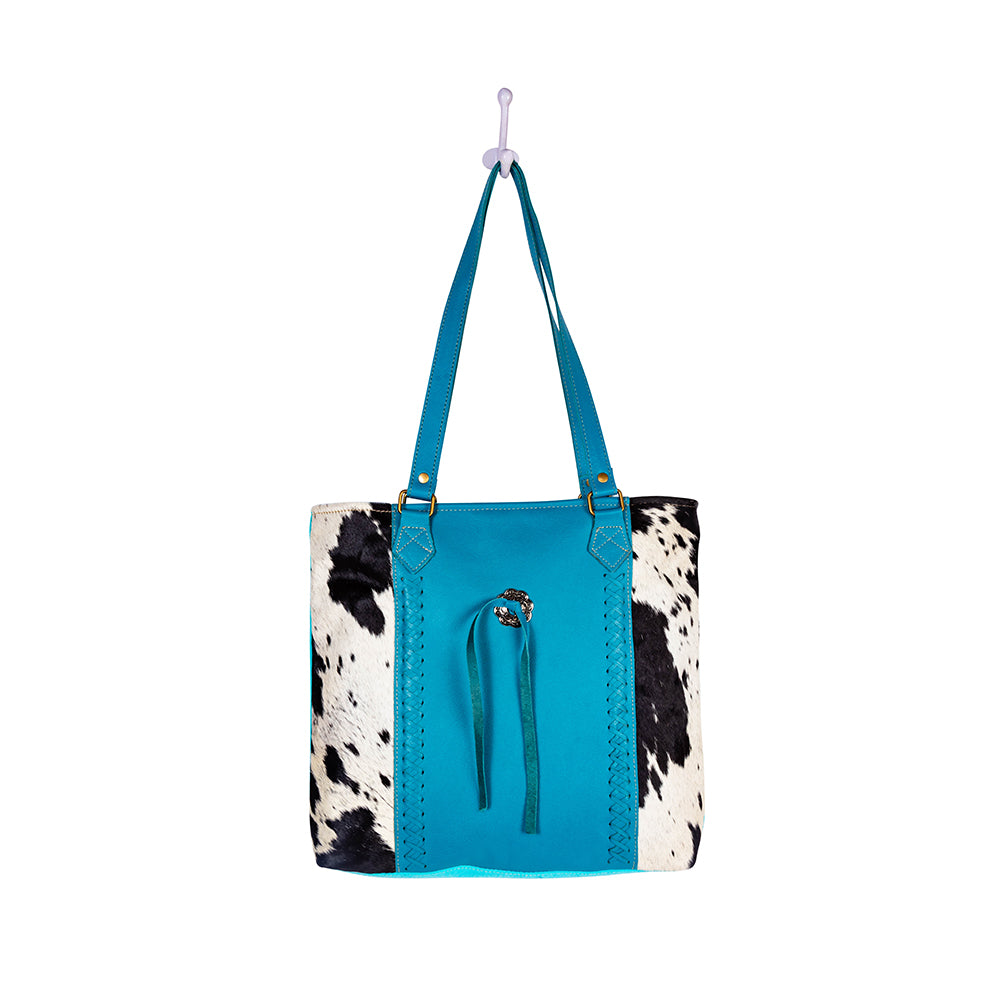 Sky Falcon Canvas & Hairon Bag - Myra USA