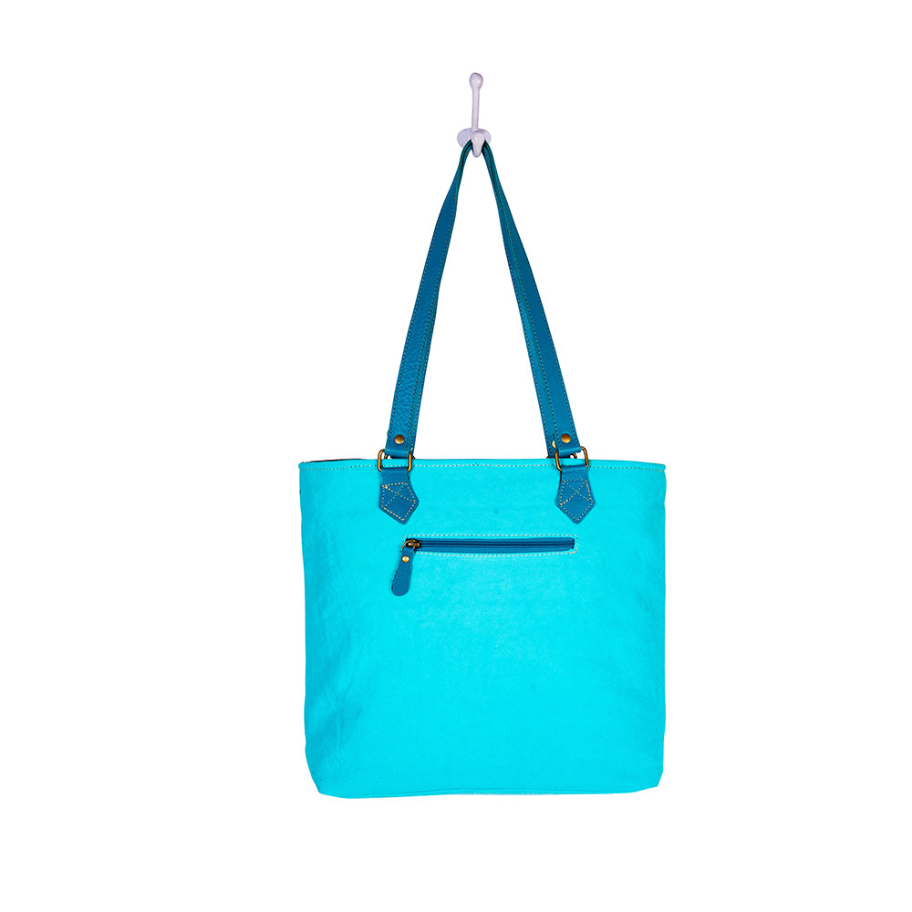 Sky Falcon Canvas & Hairon Bag - Myra USA
