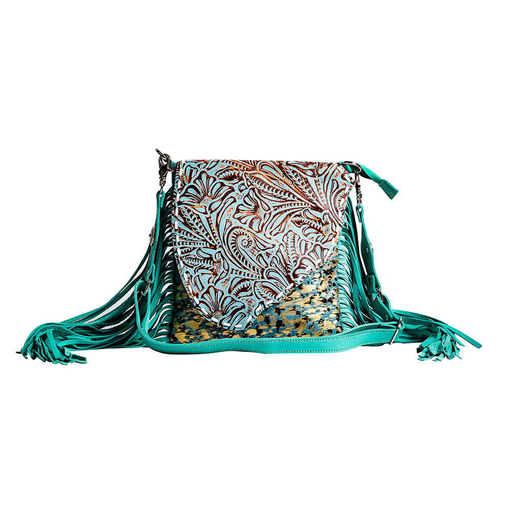 Tellard Falls Concealed-Carry Bag In Turquoise - Myra USA