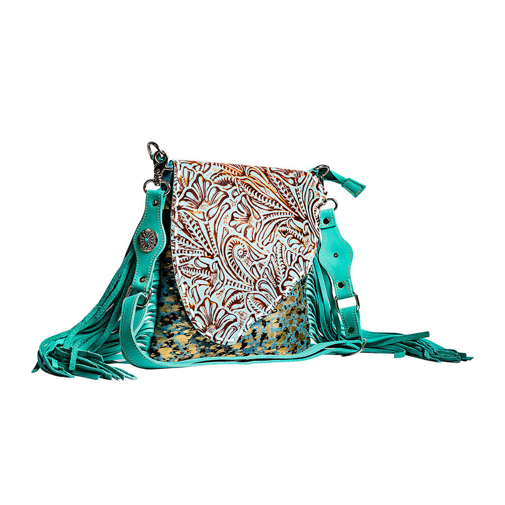 Tellard Falls Concealed-Carry Bag In Turquoise - Myra USA