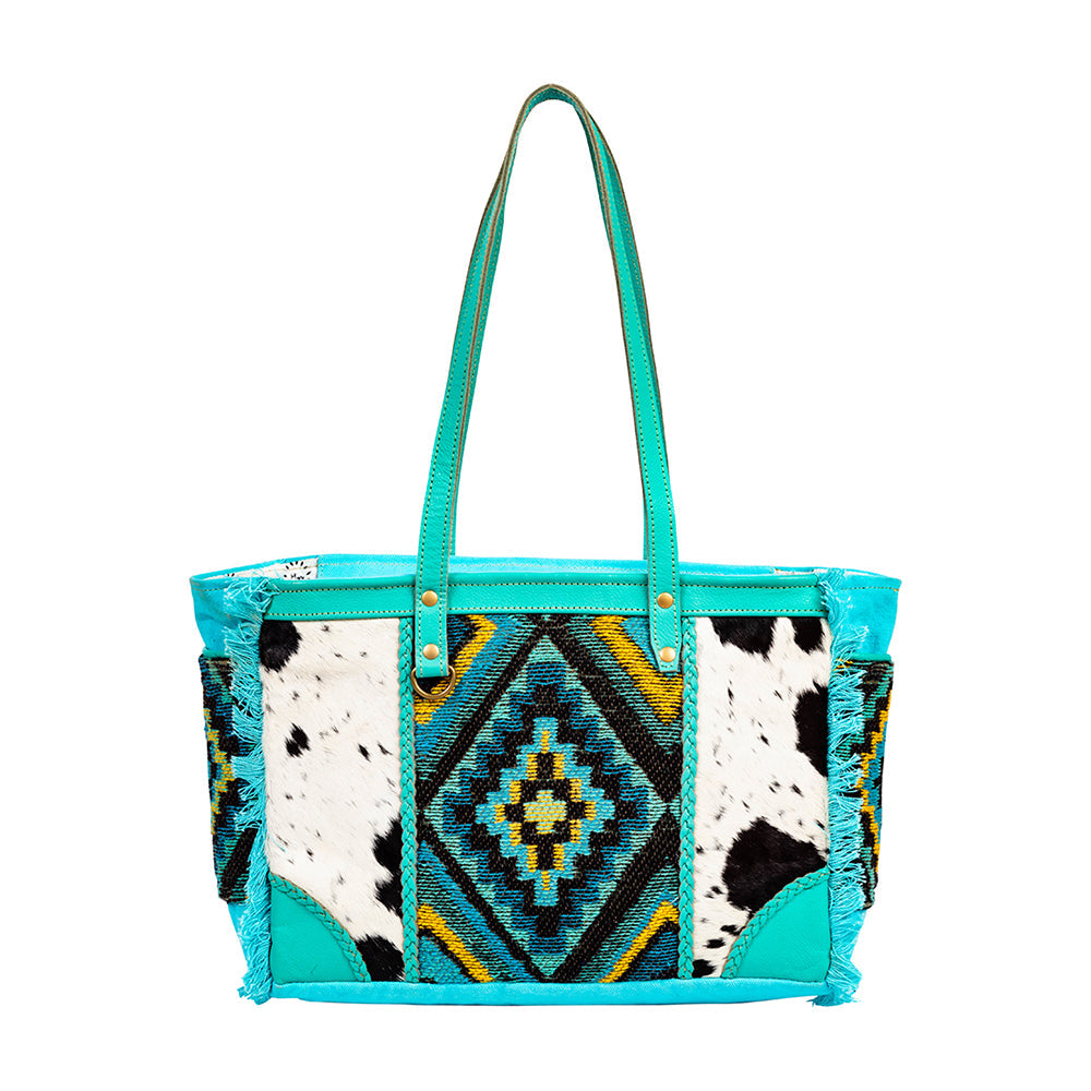 Tonga Ridge Small Bag In Turquoise - Myra USA