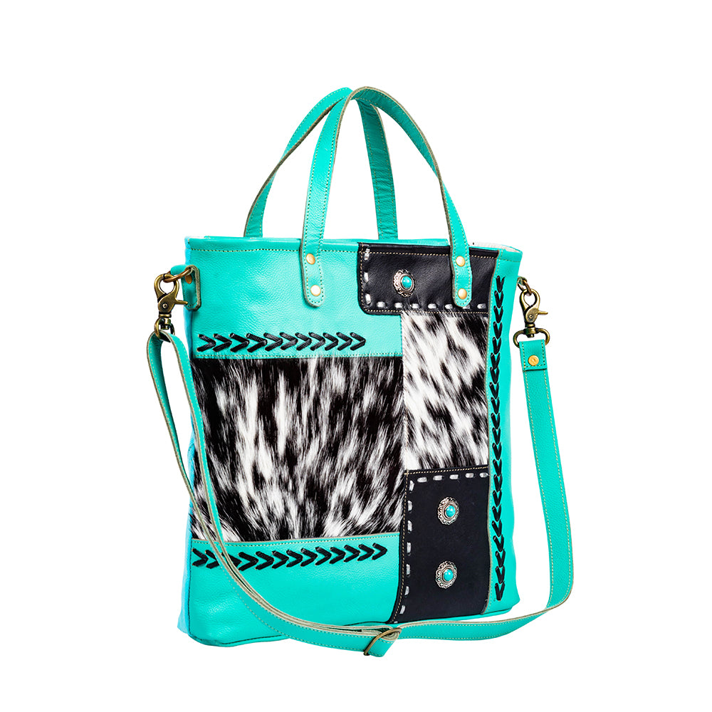 Turinna Springs Canvas & Hairon Bag - Myra USA