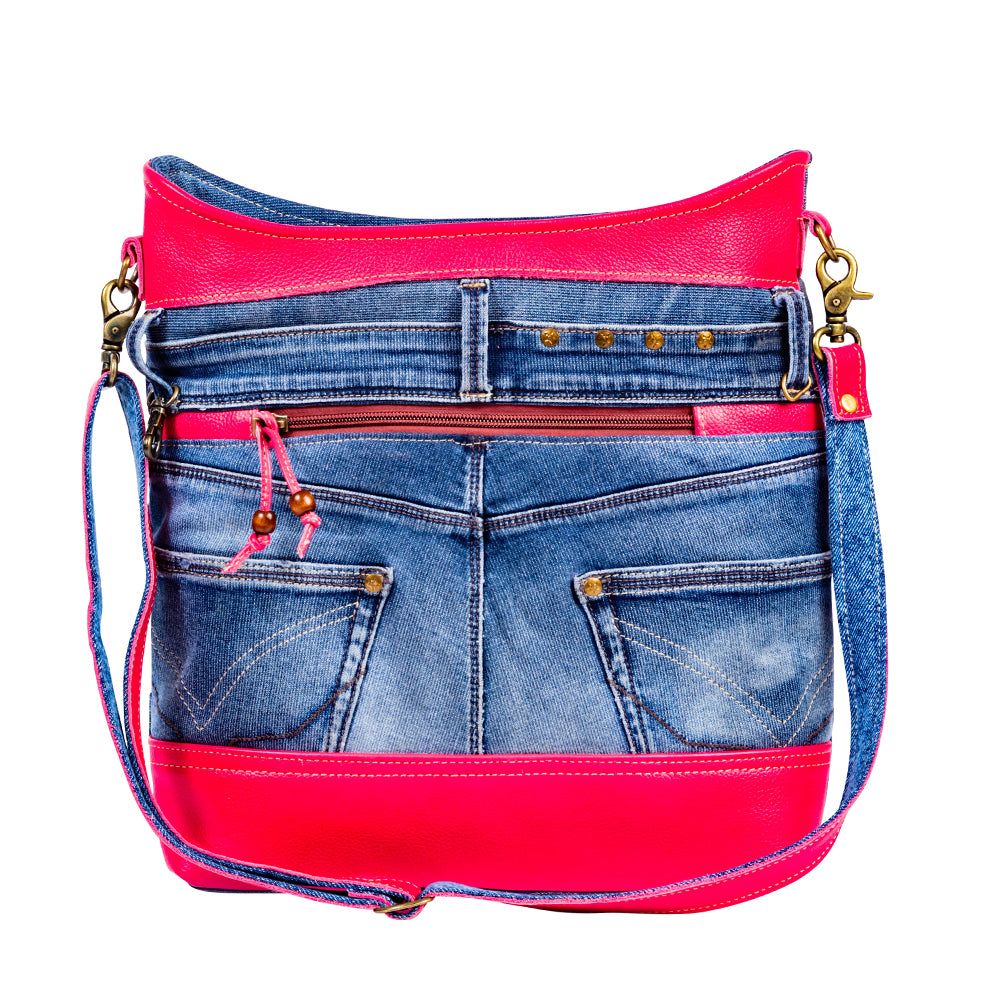 Charley's Denim Shoulder Bag - Myra USA