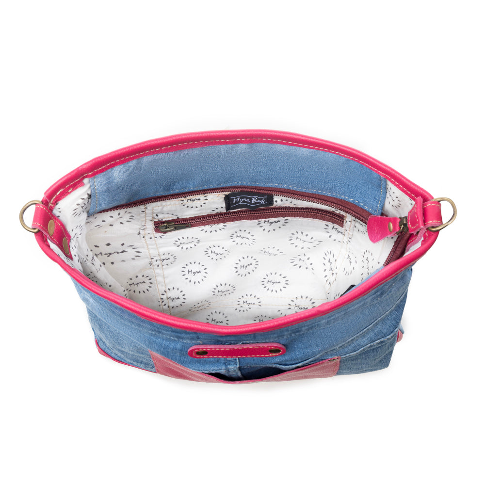 Charley Denim Shoulder Bag - Myra USA