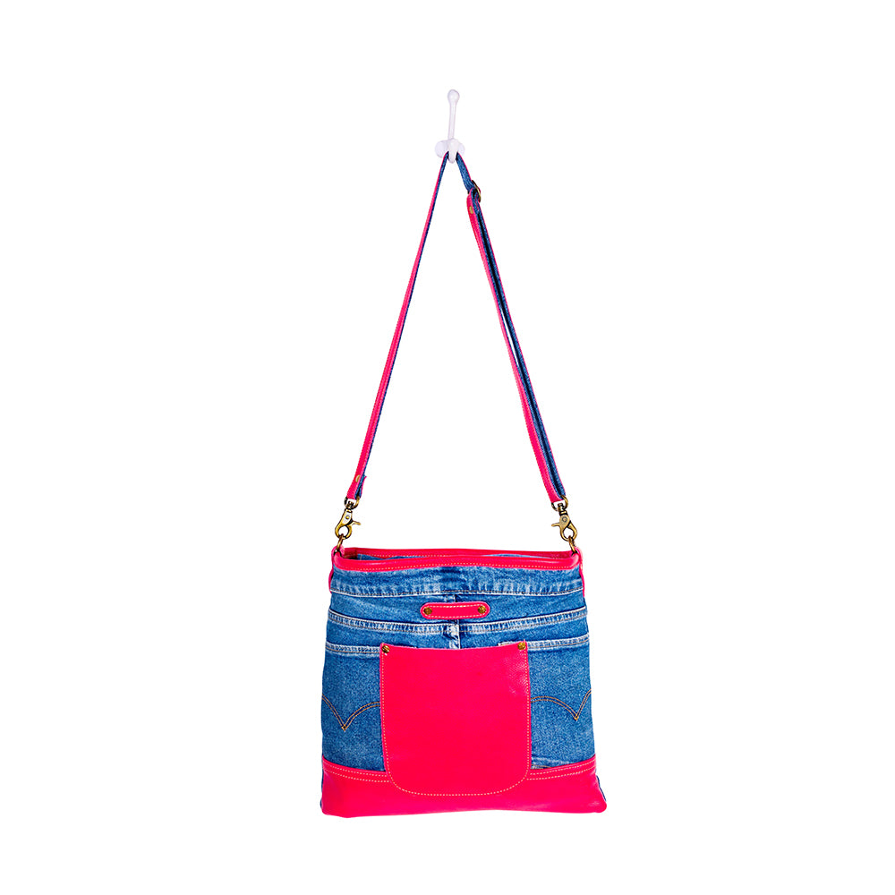 Charley Denim Shoulder Bag - Myra USA