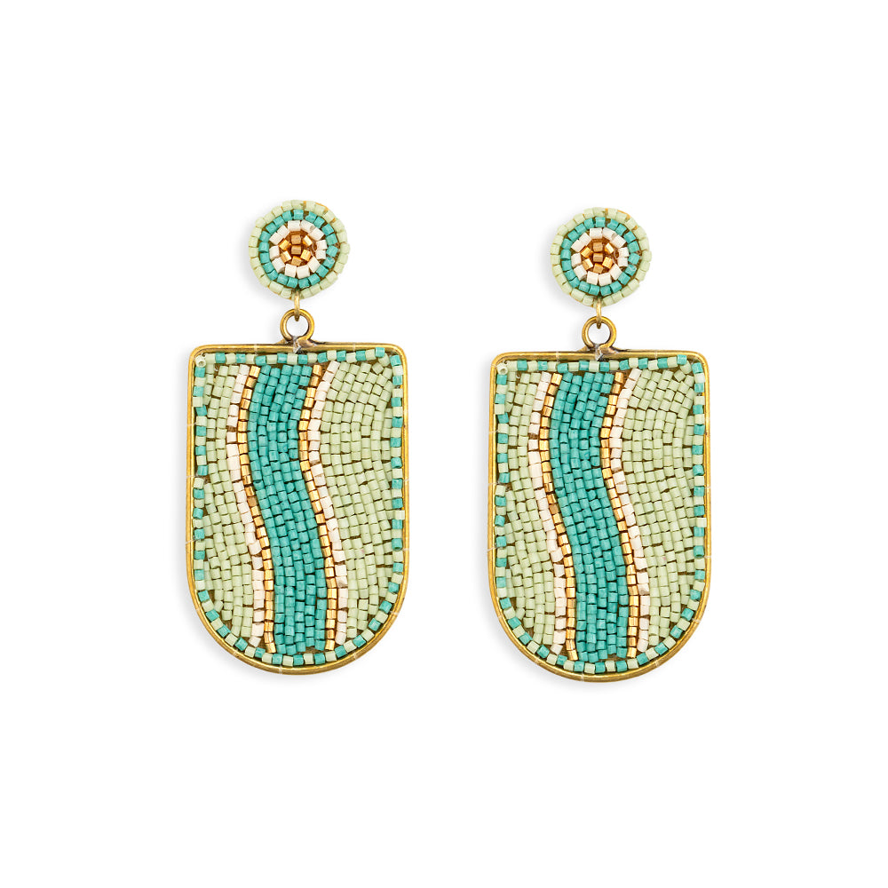 Sierra River Beaded Earrings - Myra USA