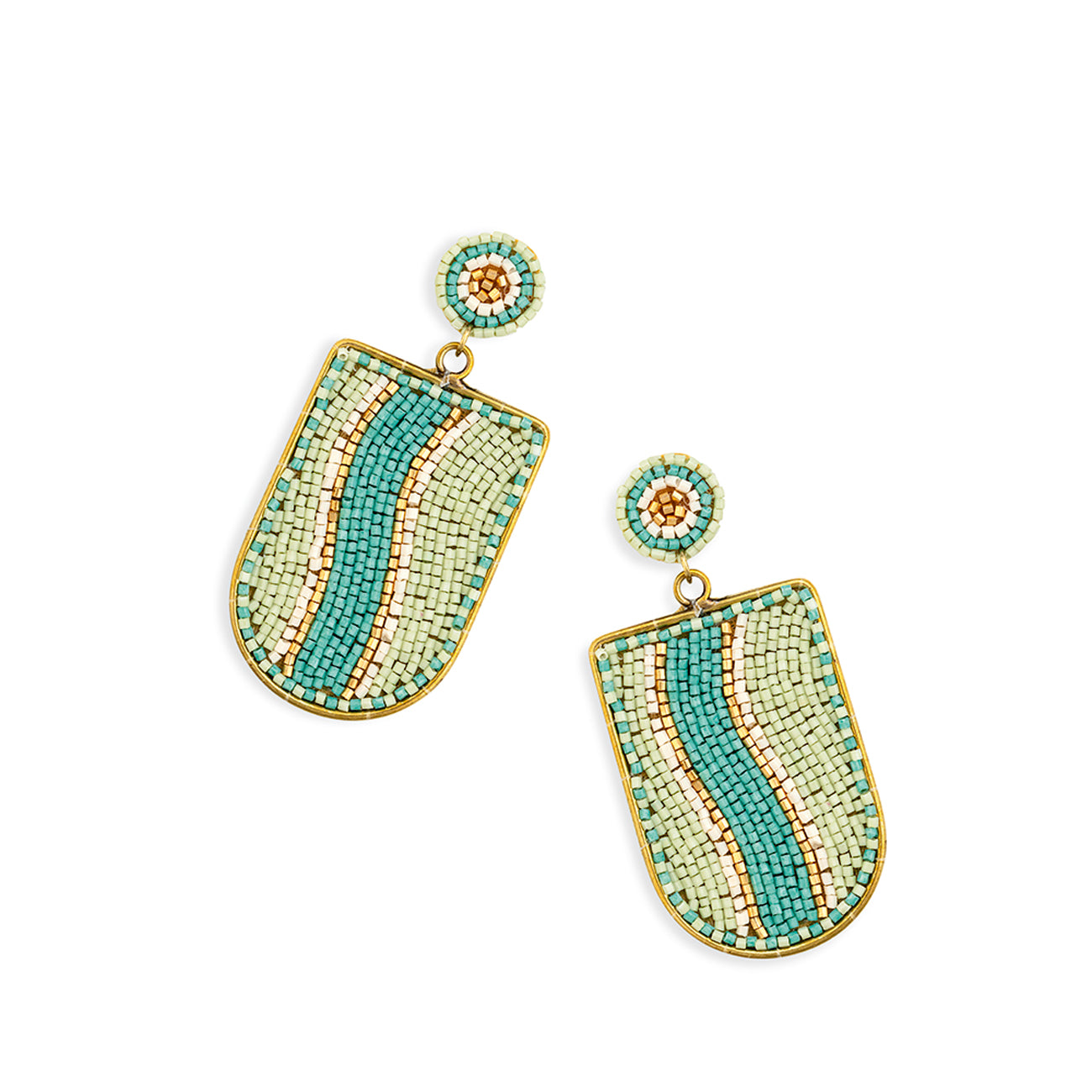 Sierra River Beaded Earrings - Myra USA