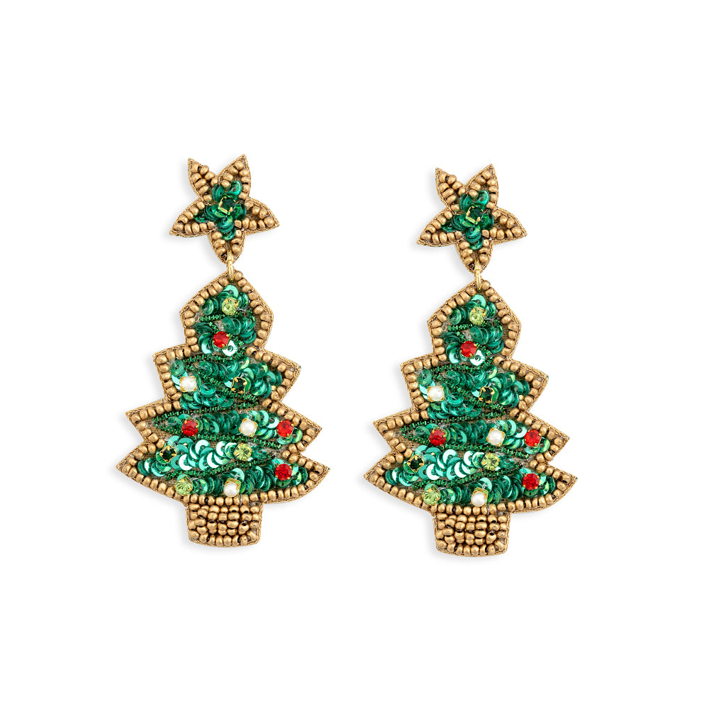 Christmas Tree Classic Earrings - Myra USA