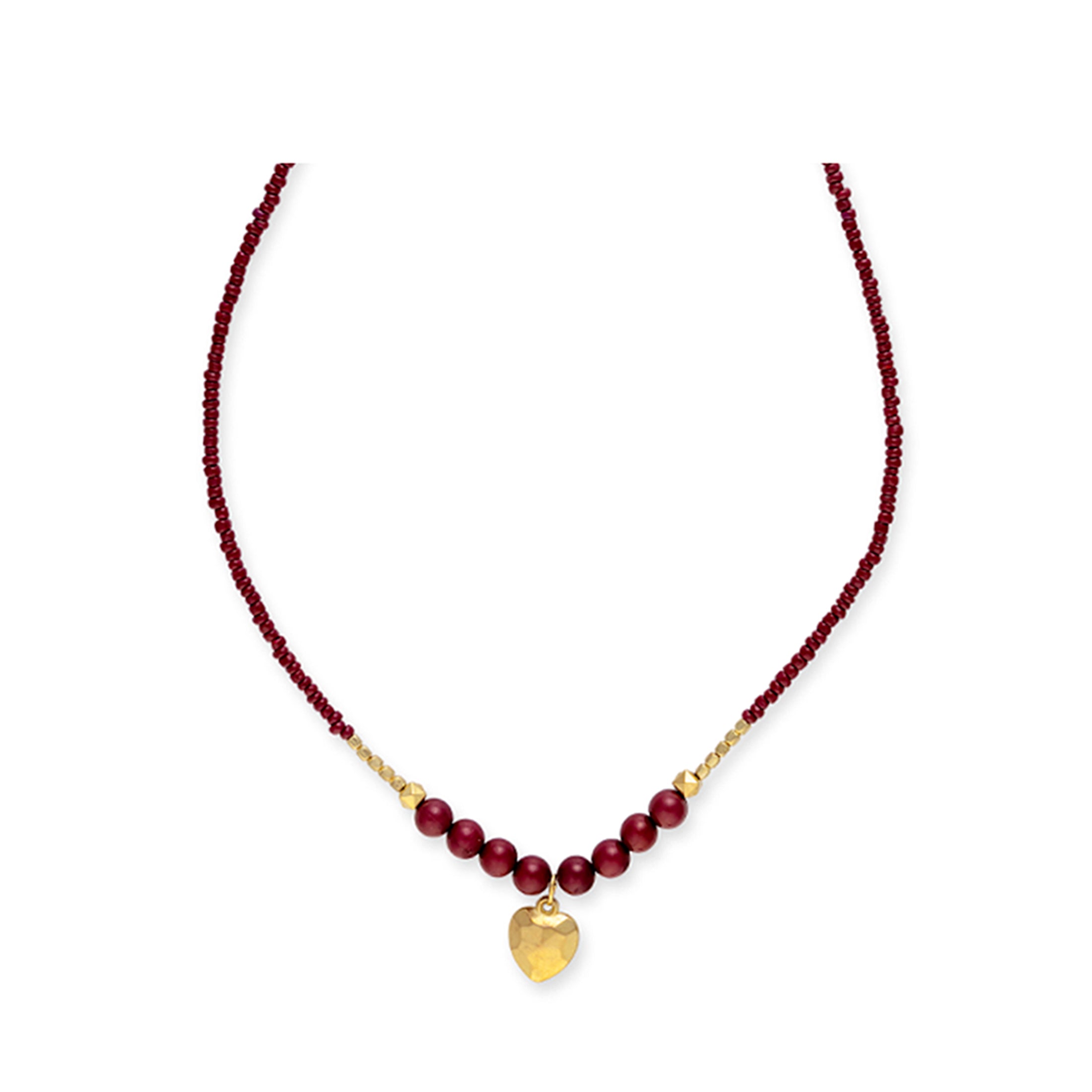 Golden Heart Necklace - Myra USA