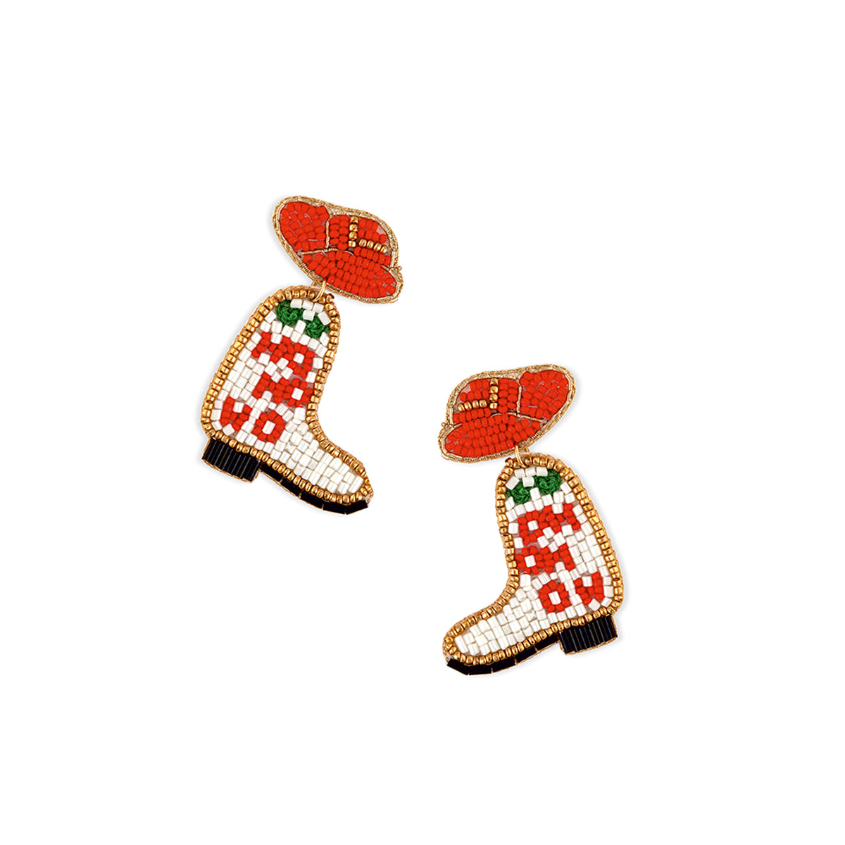 Ho Ho Ho Happy Boots Earrings - Myra USA