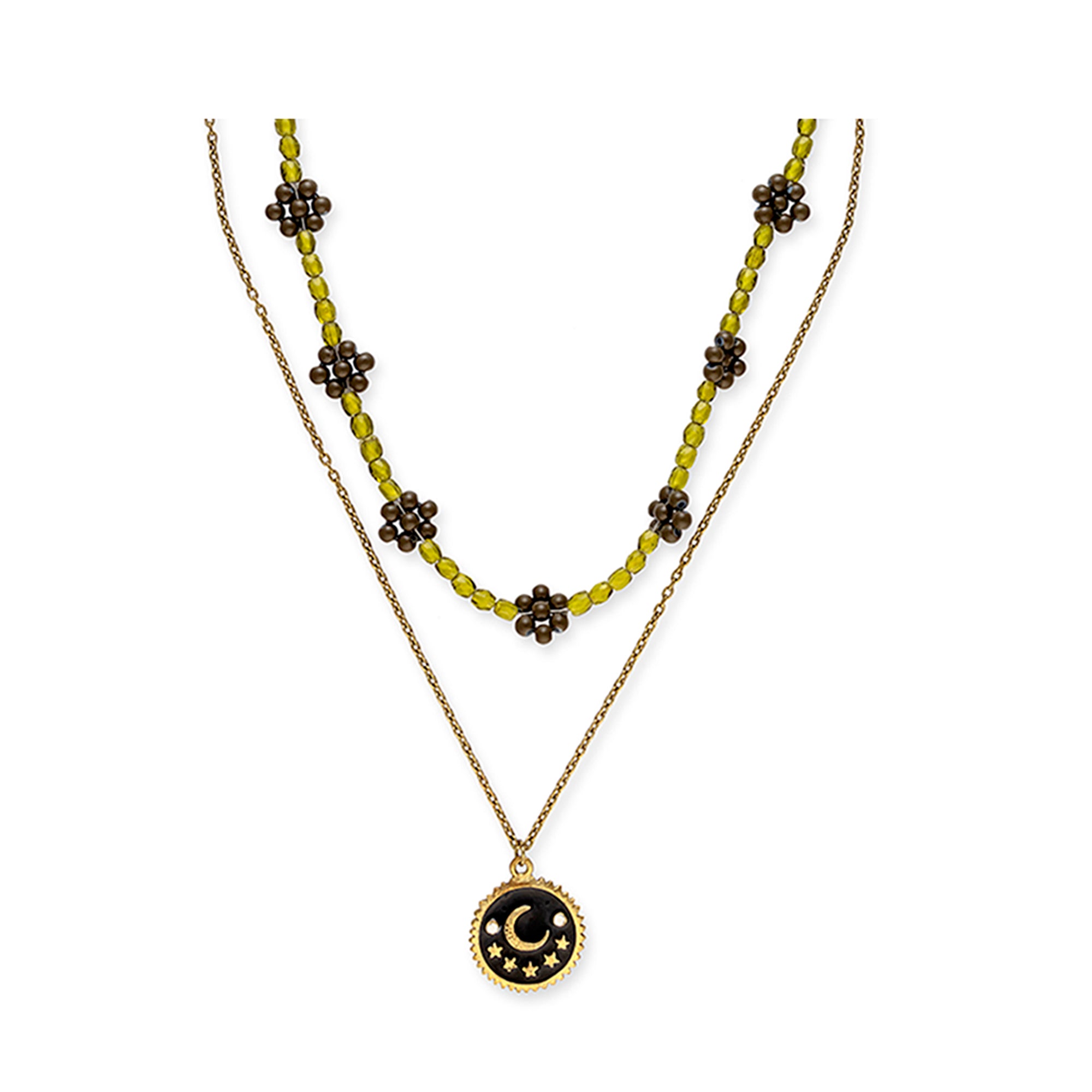 Cosmos Moon Necklace - Myra USA