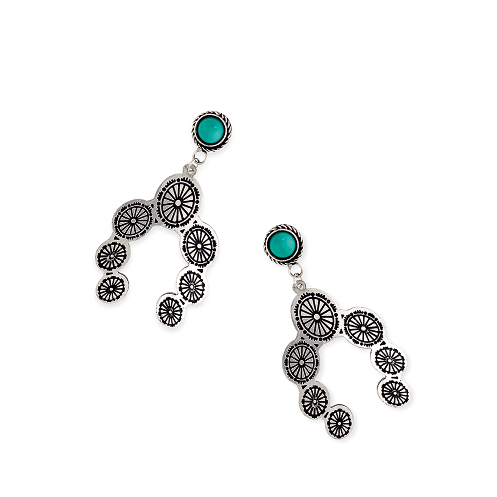 Horseshoe Concho Earrings - Myra USA