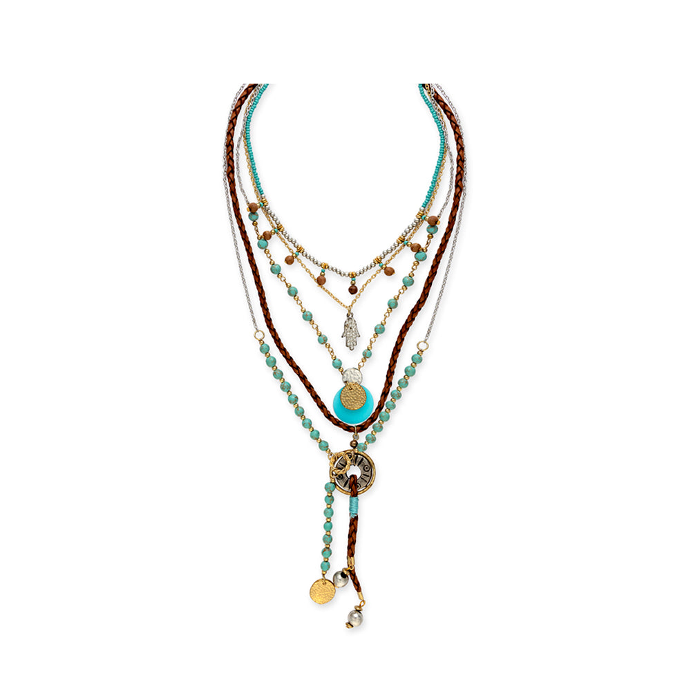 Southwest Spirit Multistrand Necklace - Myra USA