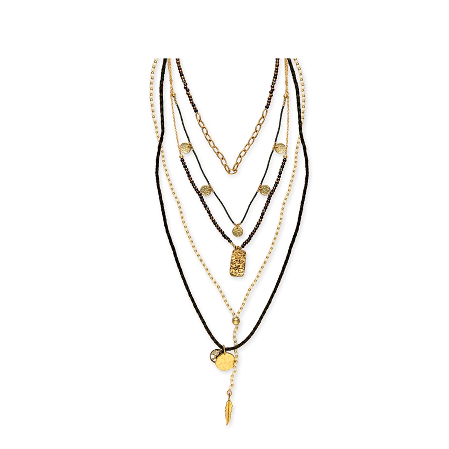 Earth’s Tree Of Life Multistrand Necklace - Myra USA