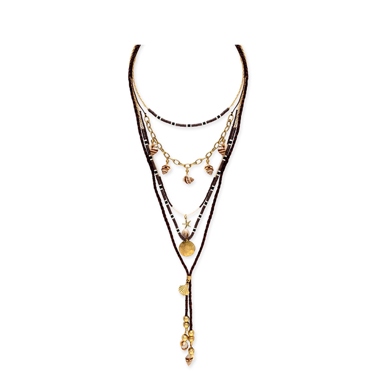 Soothing Shores Multistrand Necklace - Myra USA