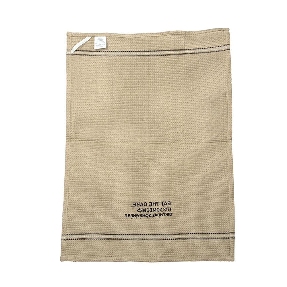 EAT THE CAKE DISH TOWEL '' SET OF 2 '' - Myra USA