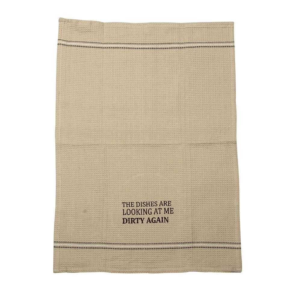DIRTY AGAIN DISH TOWEL SET OF 2'' - Myra USA
