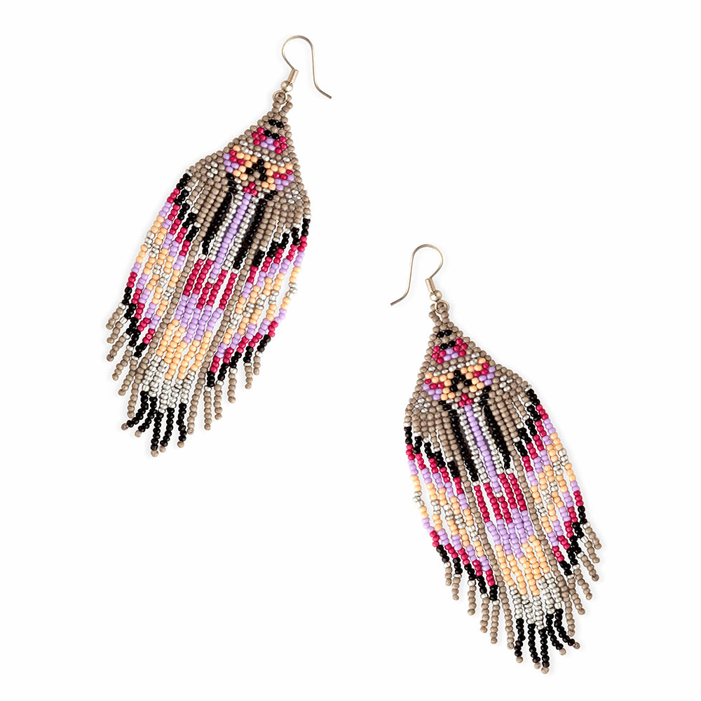 De La Dia Beaded Earrings - Myra USA
