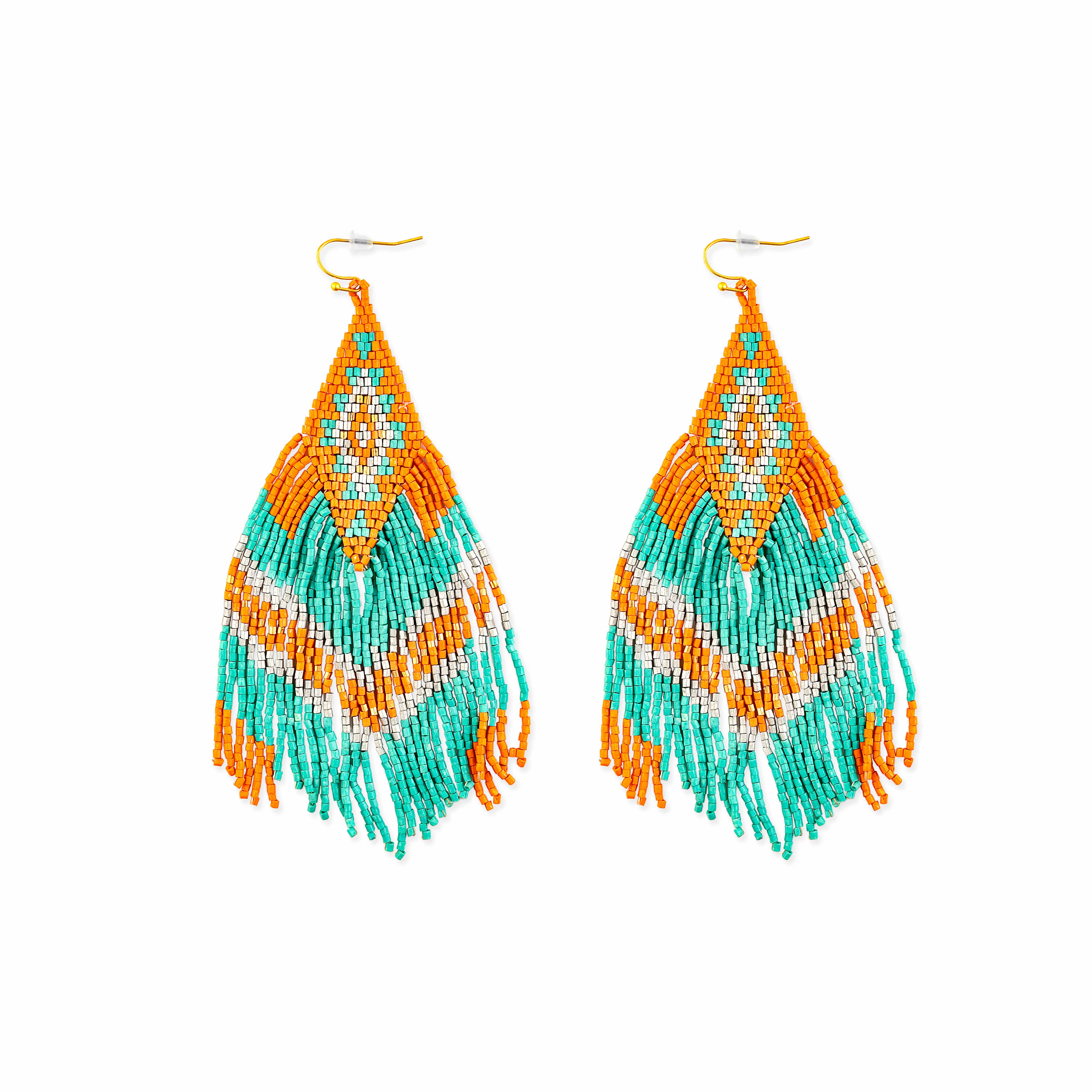 Sunset Mesa Beaded Earrings - Myra USA