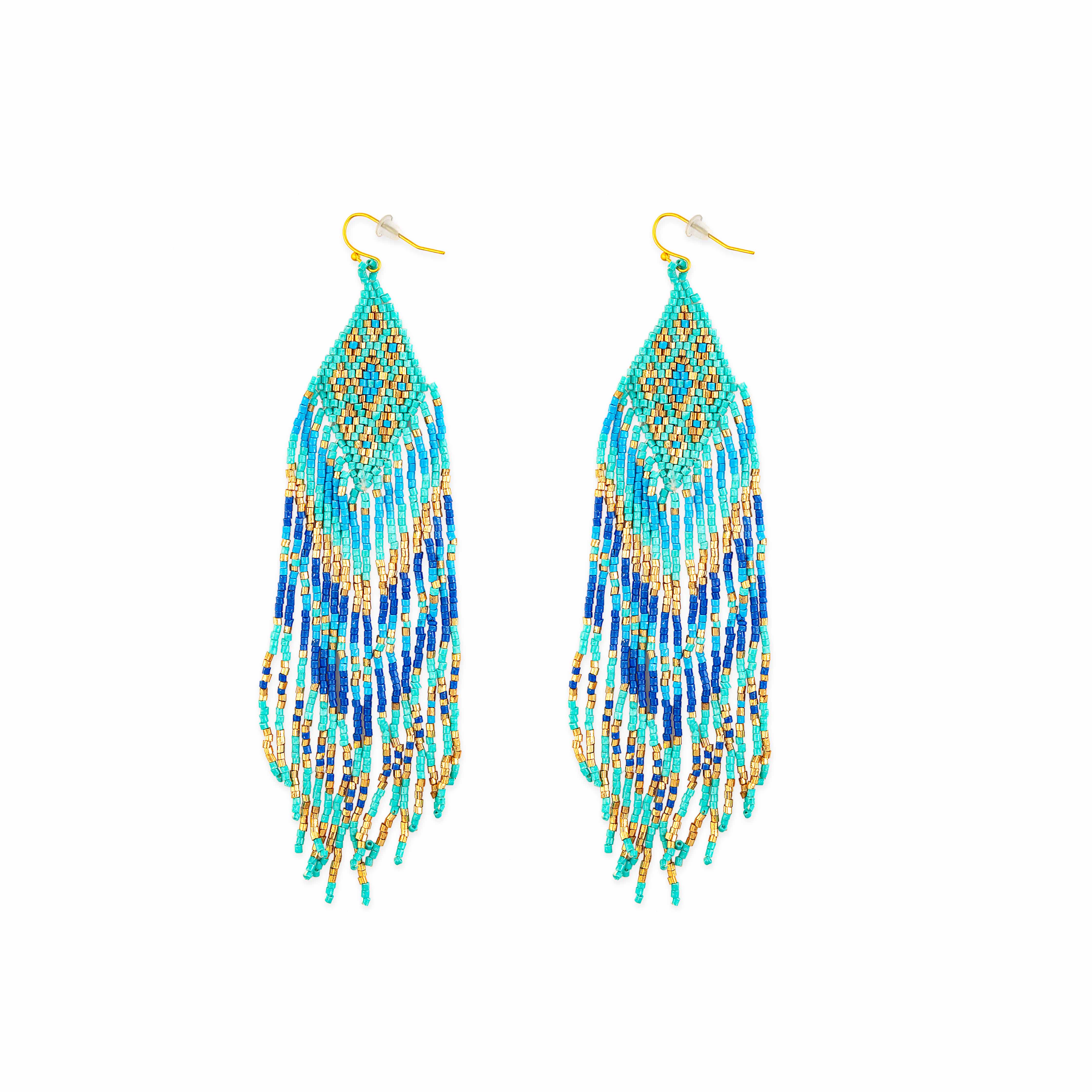 Waterfall Beaded Earrings - Myra USA