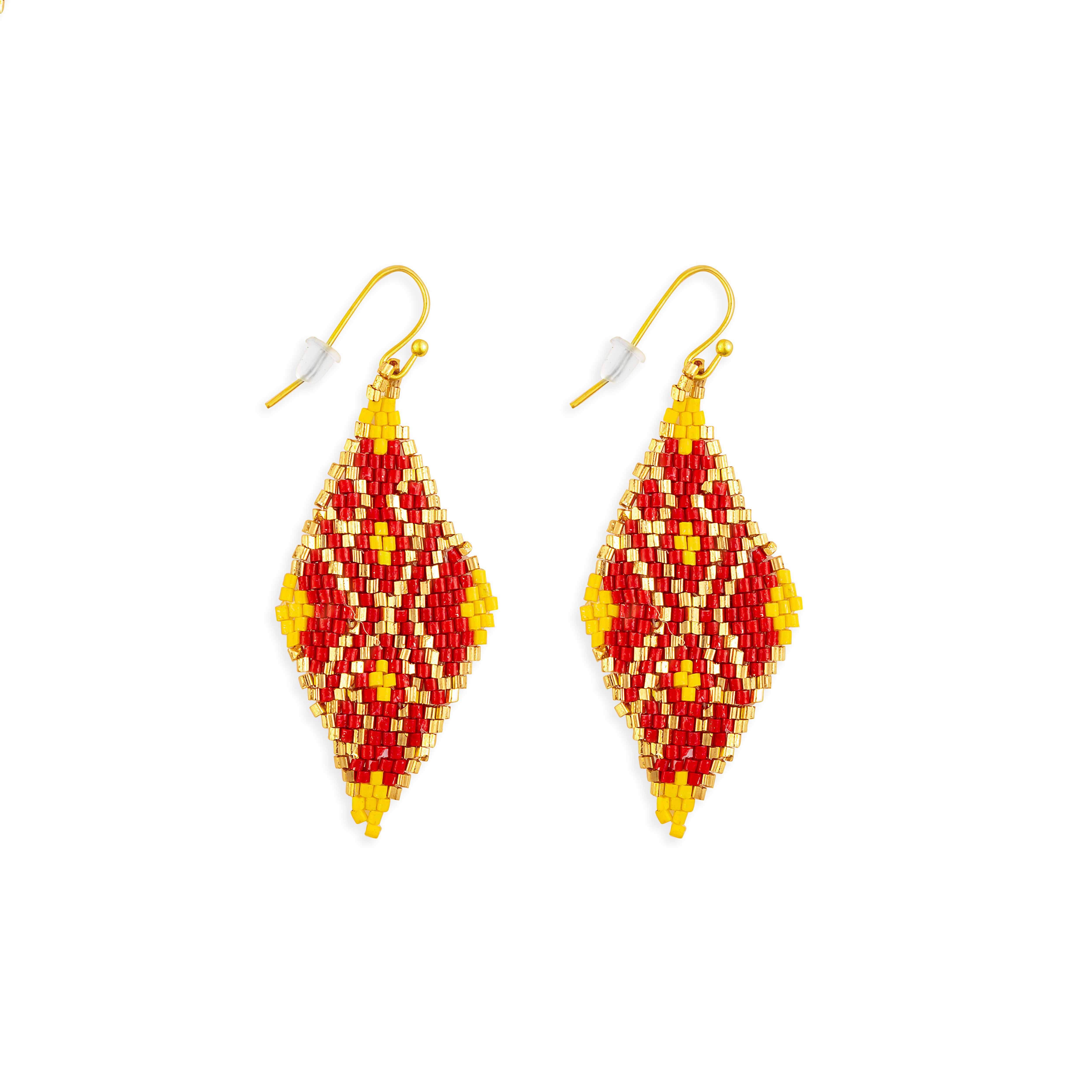 My Spirit's Flame Beaded Earrings - Myra USA