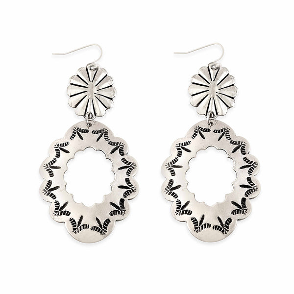 Concho Medallion Earrings - Myra USA