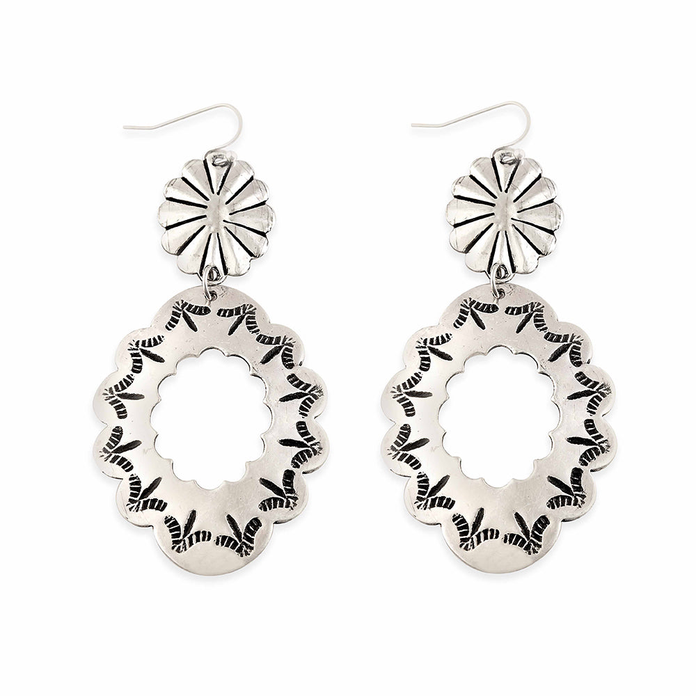 Concho Medallion Earrings - Myra USA