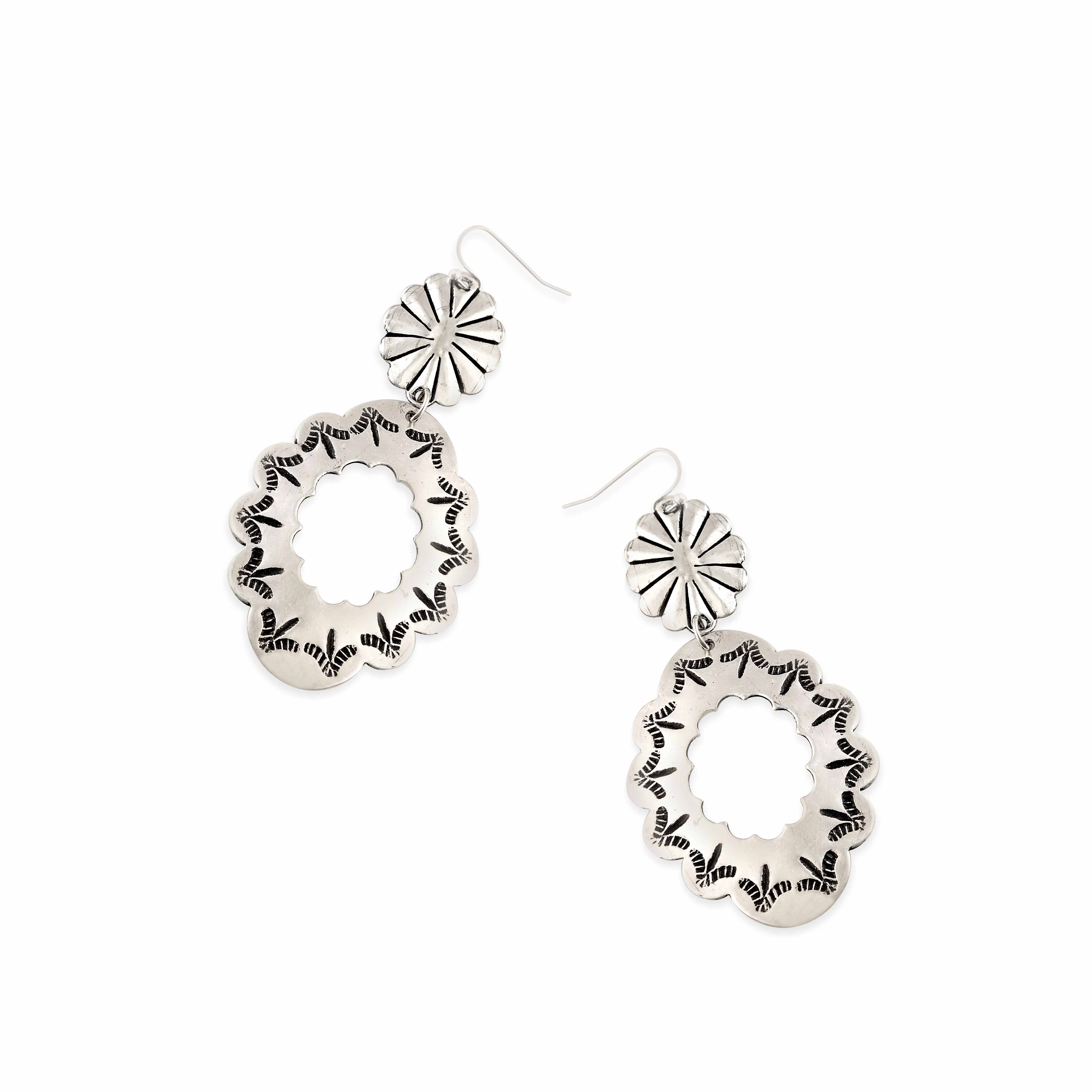 Concho Medallion Earrings - Myra USA