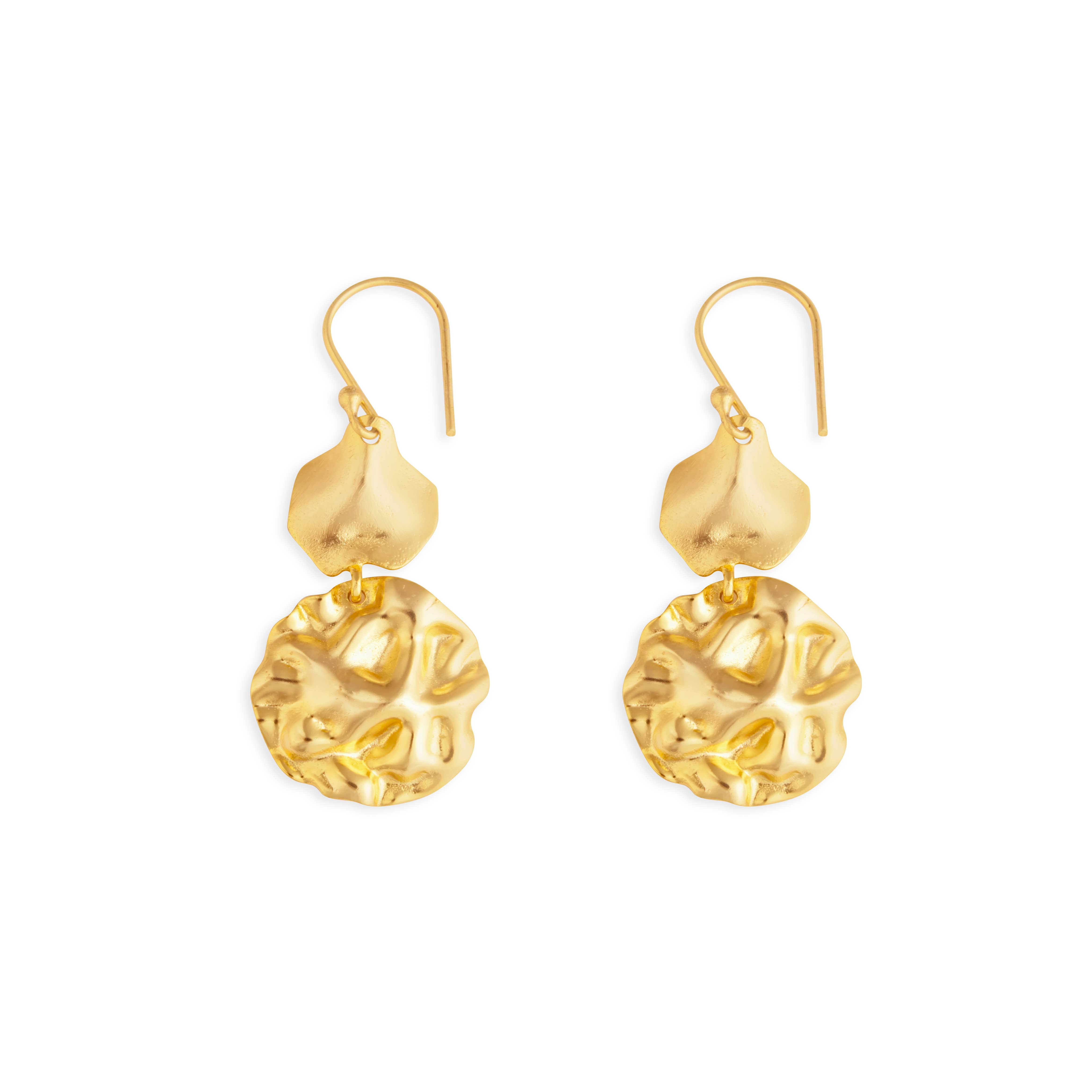 Marla Gold-Tone Earrings - Myra USA