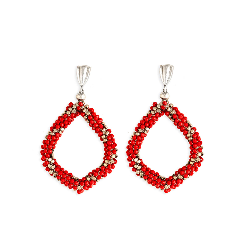 Sunset Bluff Beaded Earrings - Myra USA
