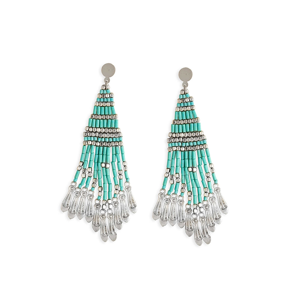 Flora Beaded Earrings - Myra USA