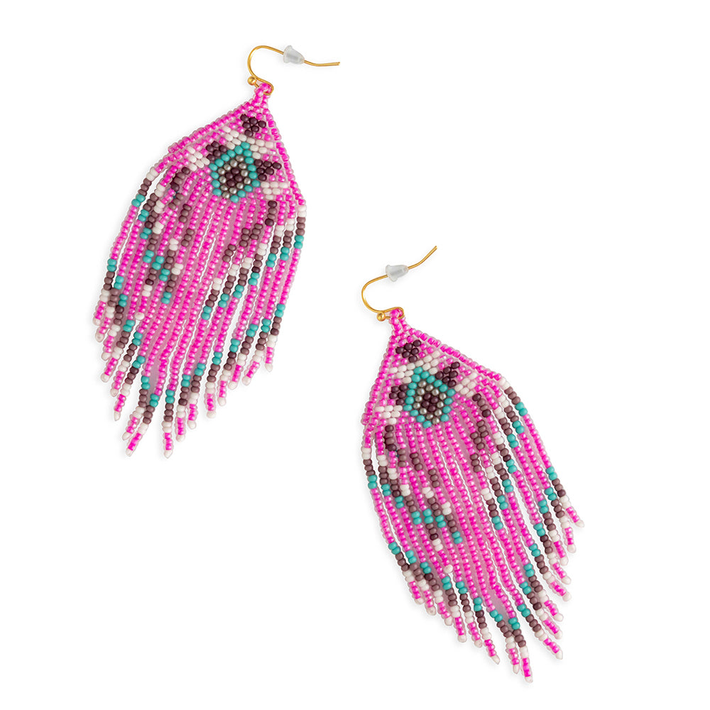 Ma-Apoli Beaded Earrings - Myra USA