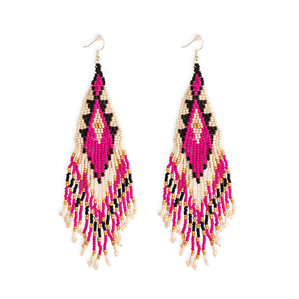 Leh-Onaki Beaded Earrings - Myra USA