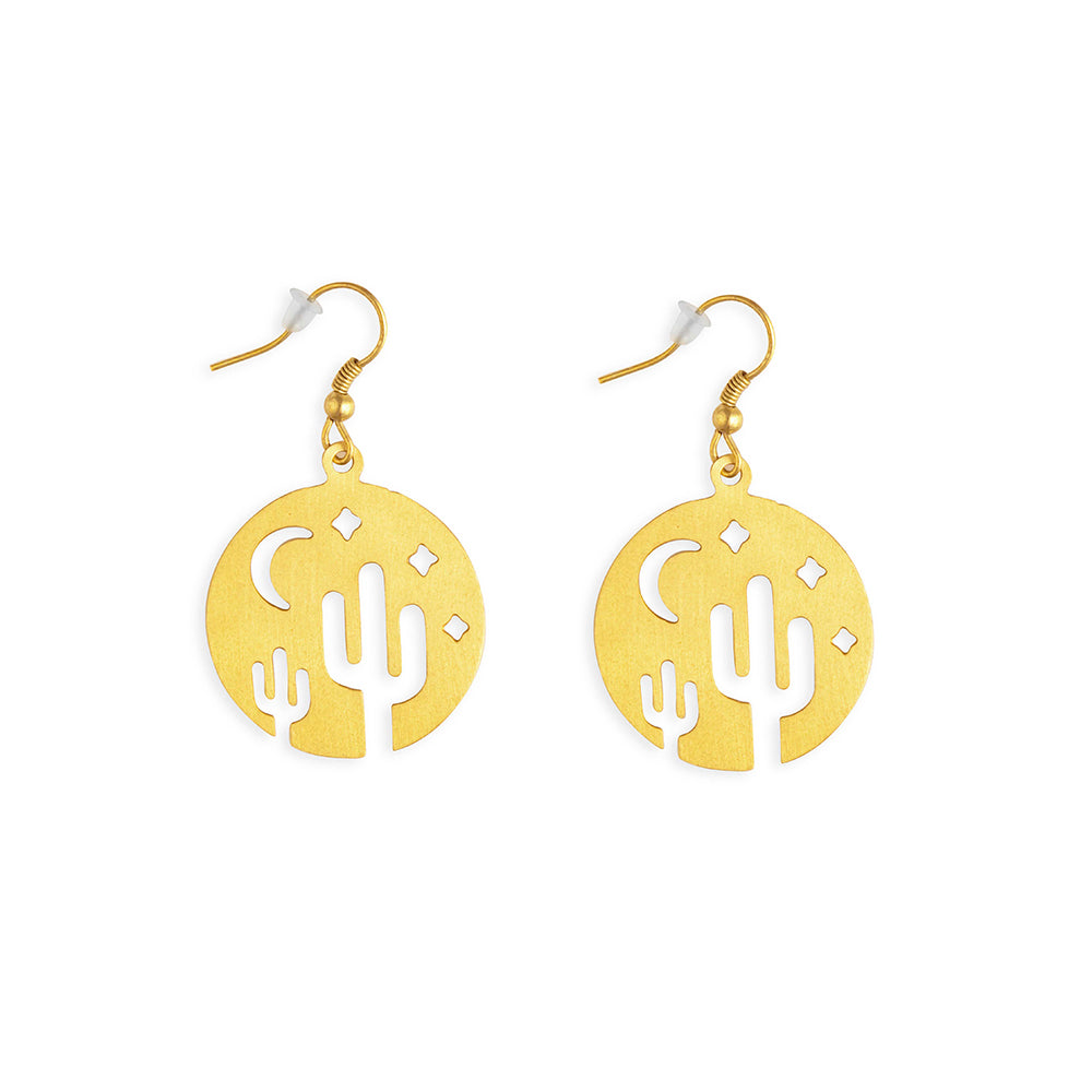 Prairie Cactus Cut Earrings - Myra USA