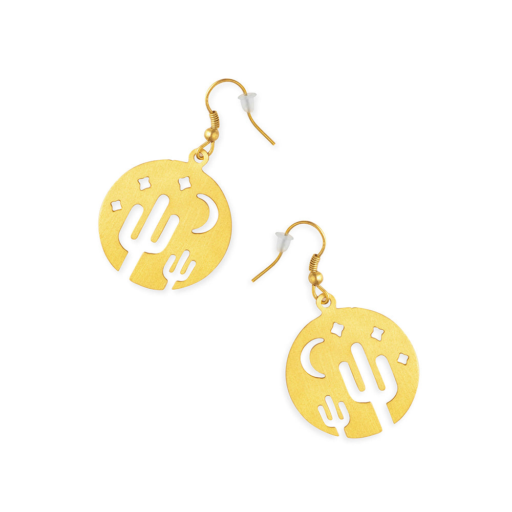 Prairie Cactus Cut Earrings - Myra USA