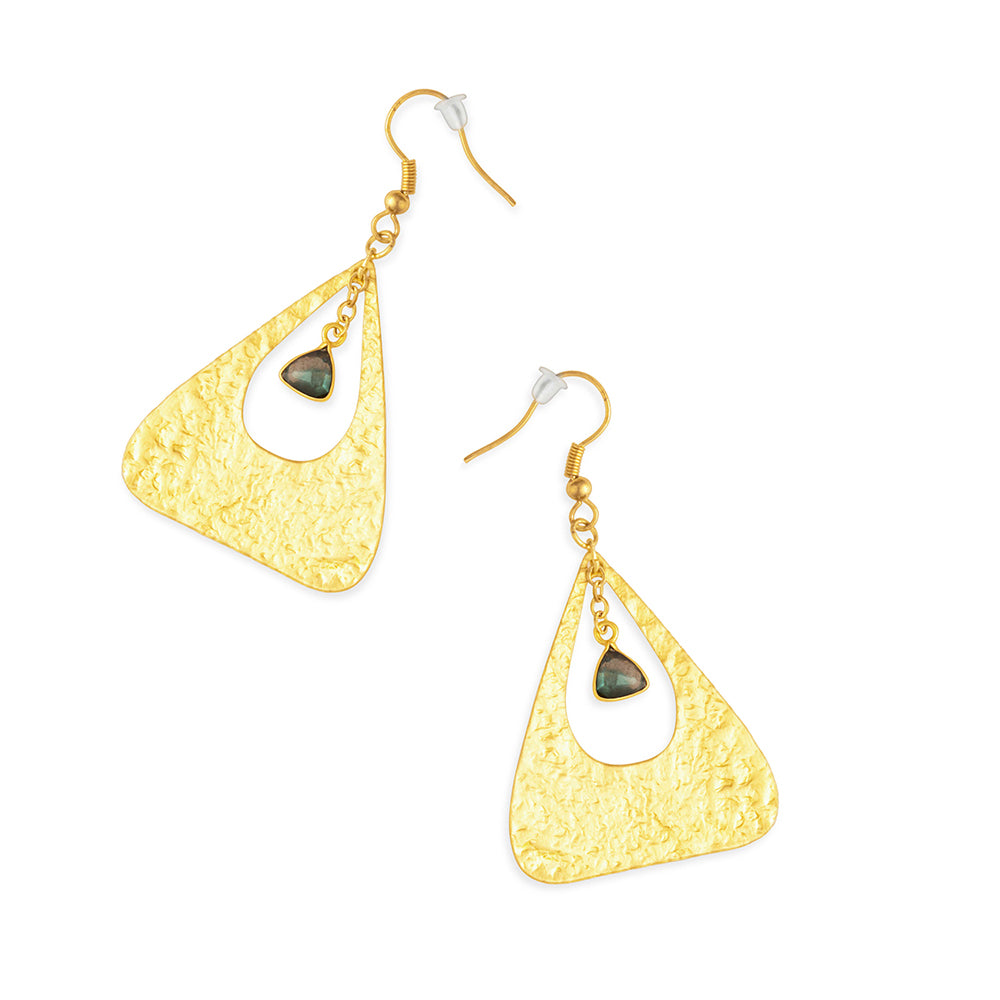Holly Avenue Labrodorite Stone Earrings - Myra USA