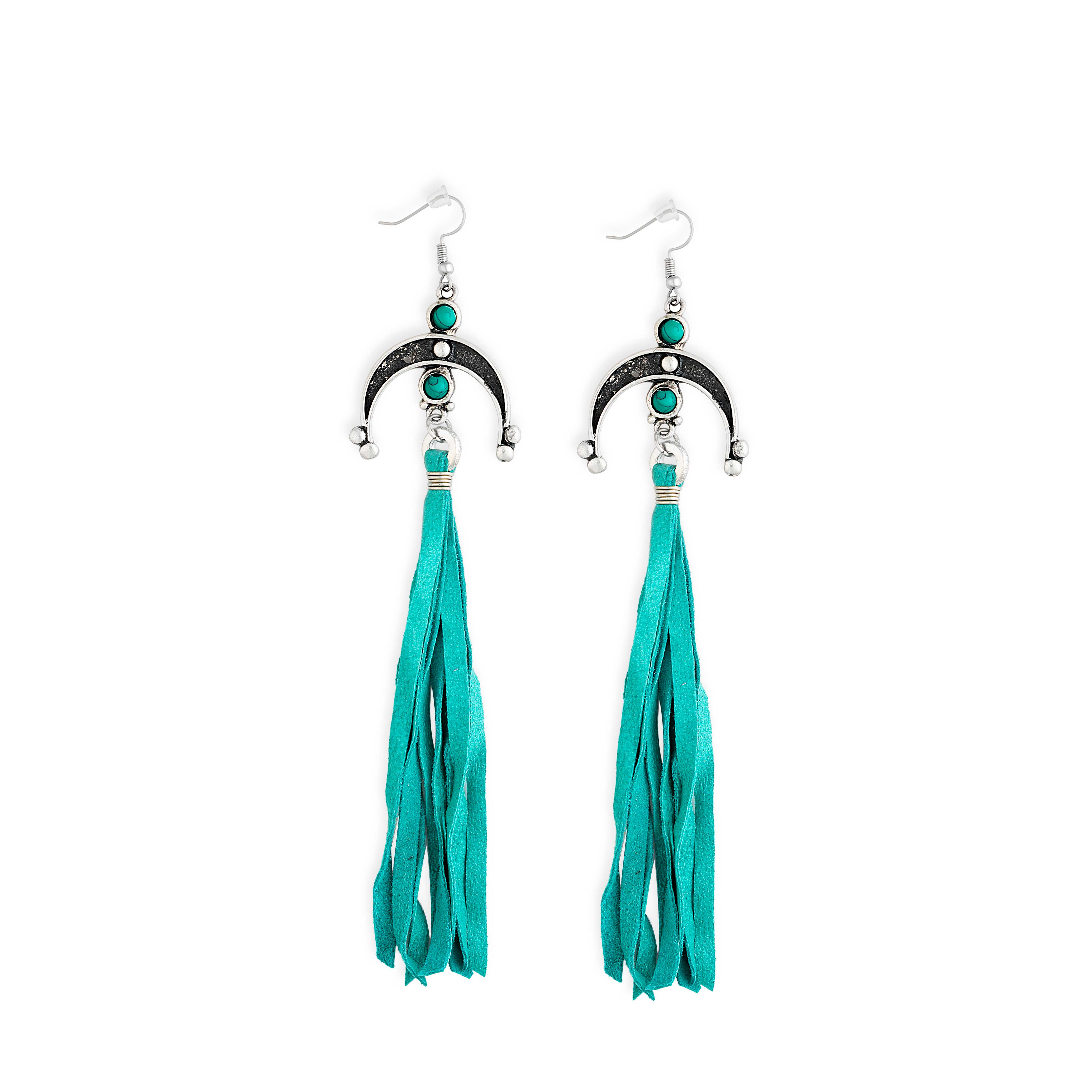 Moon Empress Fringe Earrings - Myra USA