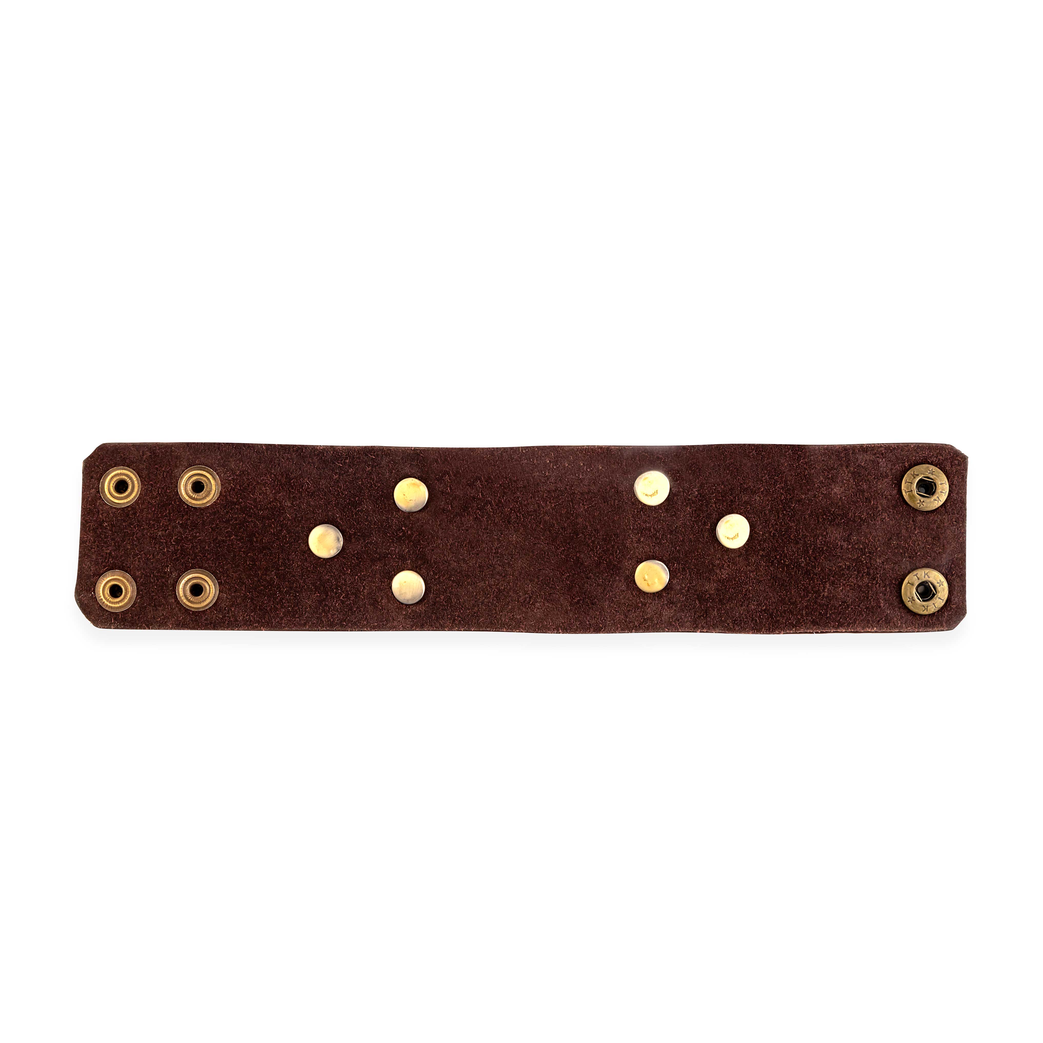 Brandianna Hair-On Hide Cuff Bracelet In Brown - Myra USA