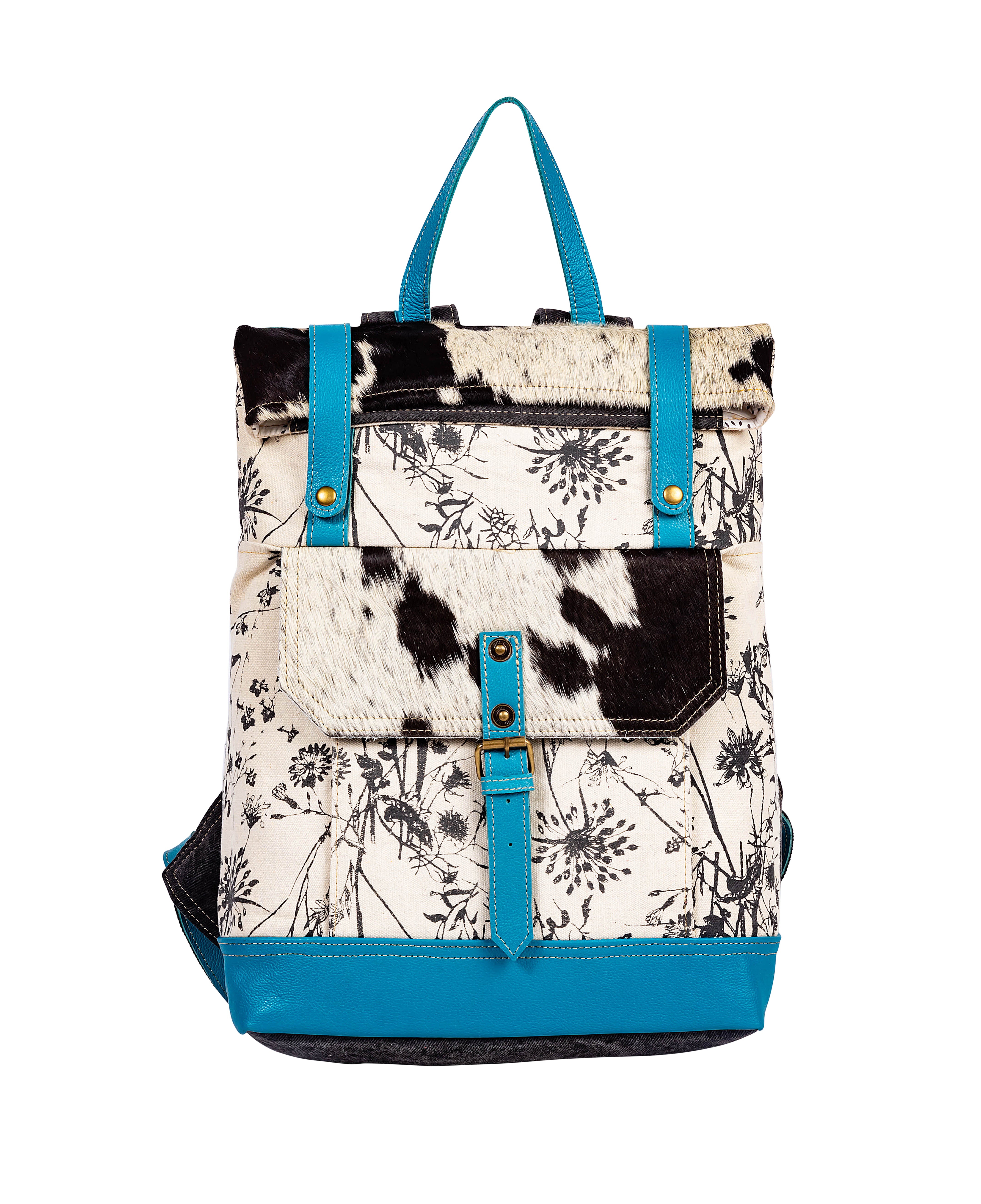 Le Medallion Rider Backpack In Blue - Myra USA