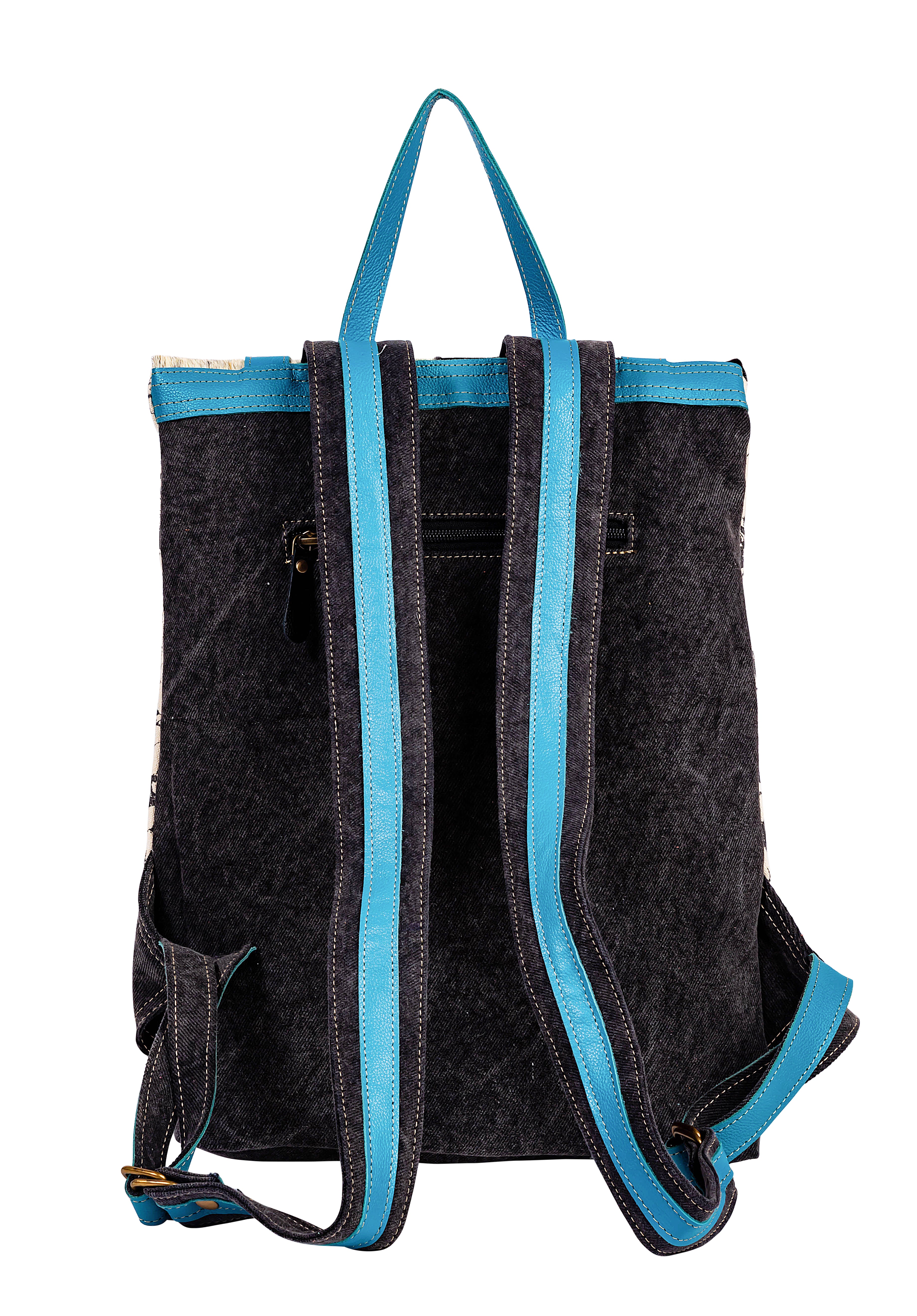 Le Medallion Rider Backpack In Blue - Myra USA