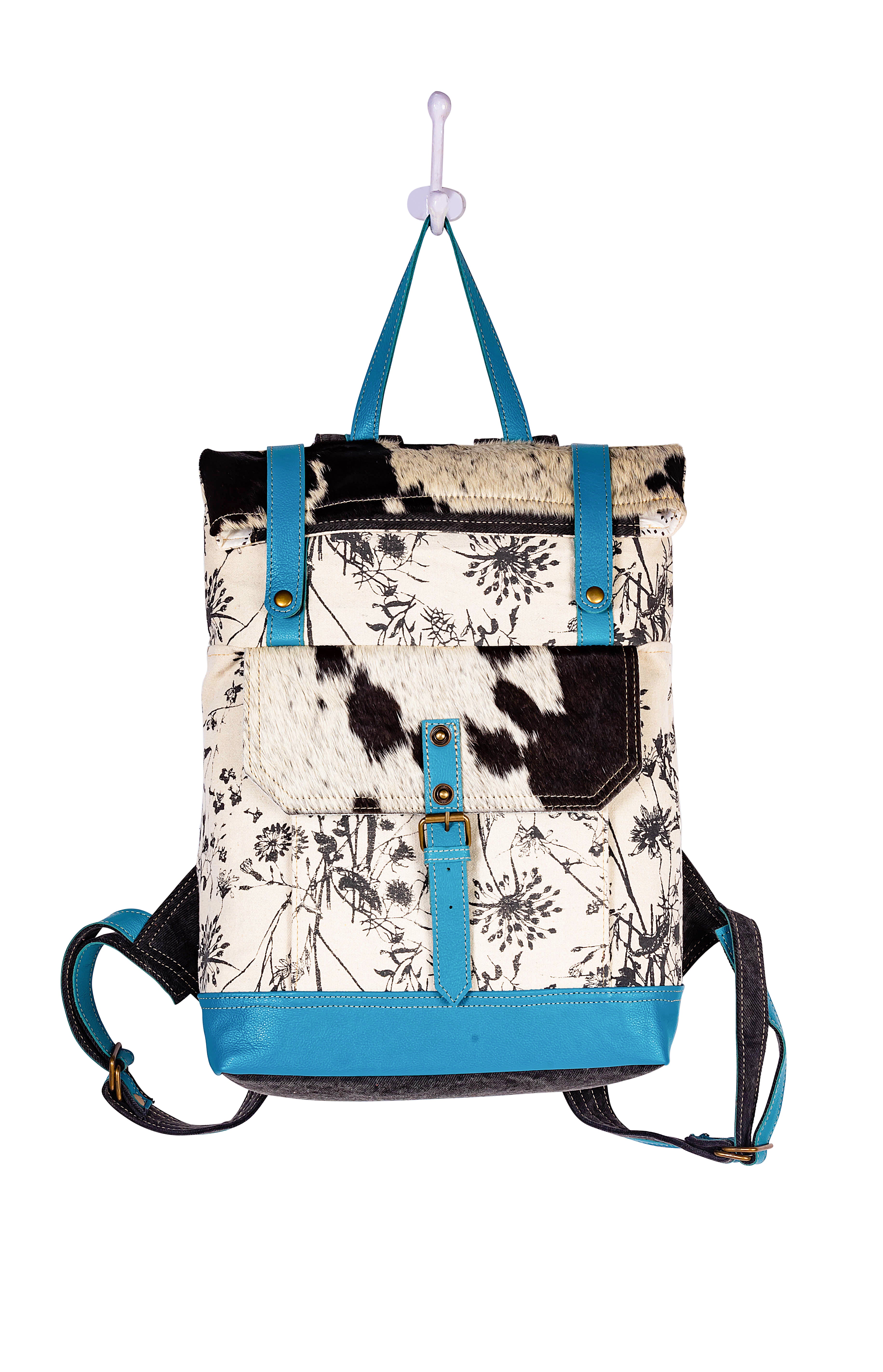 Le Medallion Rider Backpack In Blue - Myra USA