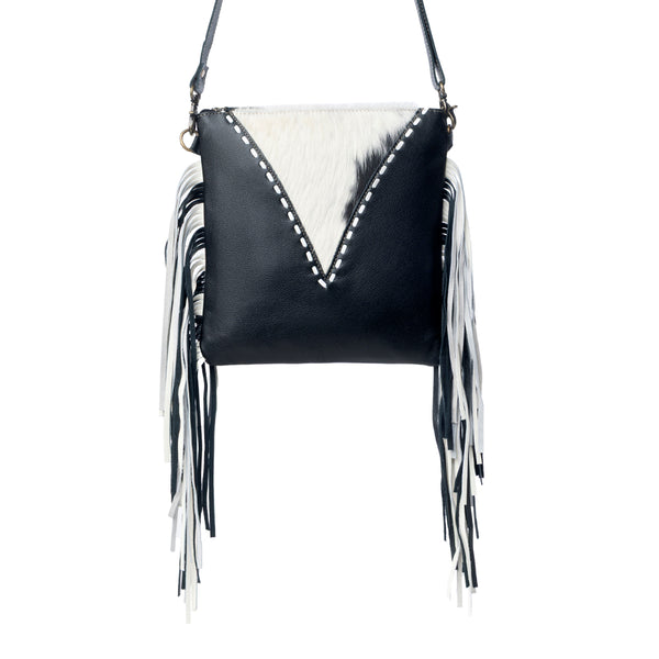 Myra Chilton Draw Hairon Concealed Carry Bag – Stylish Cowhide & Leather Crossbody with Adjustable Leather Strap - Myra USA