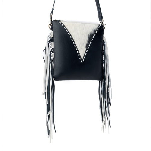 Myra Chilton Draw Hairon Concealed Carry Bag – Stylish Cowhide & Leather Crossbody with Adjustable Leather Strap - Myra USA